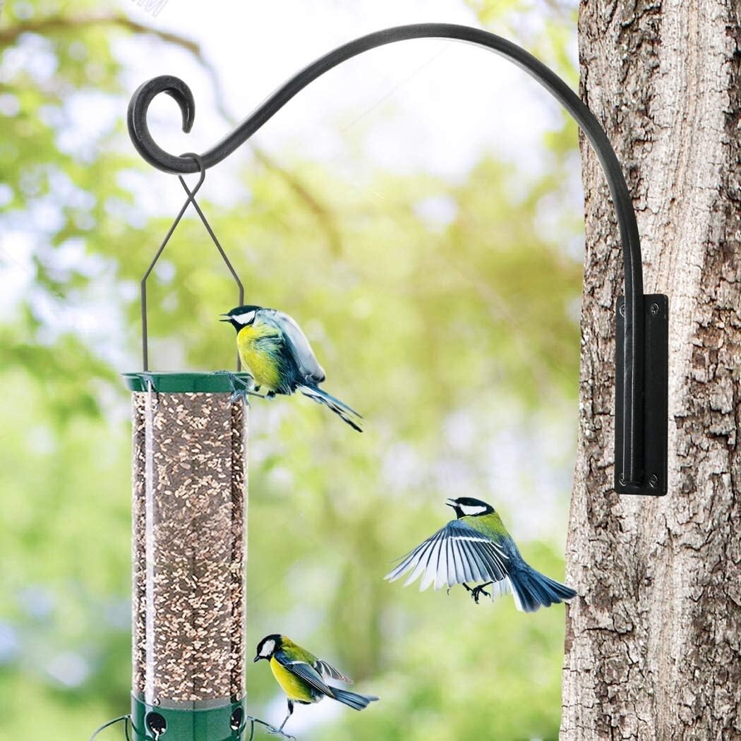 Durable Outdoor Hanging Plant Hook for Flower Pots and Bird Feeders - 100 lbs