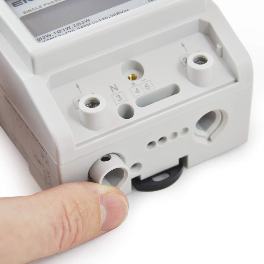 Compact 100A Single Phase Energy Meter - 120/240V with Remote Pulse Output