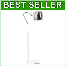 Load image into Gallery viewer, Stable Tablet Floor Stand with 360° Rotation for Smartphones &amp; Tablets - White