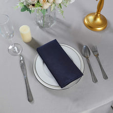 Load image into Gallery viewer, Stylish Navy Solid Cloth Napkins 50PCS - 17x17'' for Weddings &amp; Celebrations