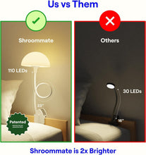 Load image into Gallery viewer, Shroommate 3-in-1 Clip-On Bedside Lamp - Multi-Color LED Night Light for Kids