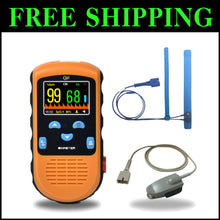 Load image into Gallery viewer, Portable Infant &amp; Adult Pulse Oximeter with Carry Case - Continuous Monitoring