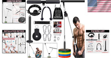 Load image into Gallery viewer, Versatile Home Gym Cable Machine - Silent Pulley System for Effective Workouts