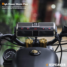 Load image into Gallery viewer, Premium Bluetooth Audio System with 3-Inch Speakers for Motorcycles &amp; Scooters