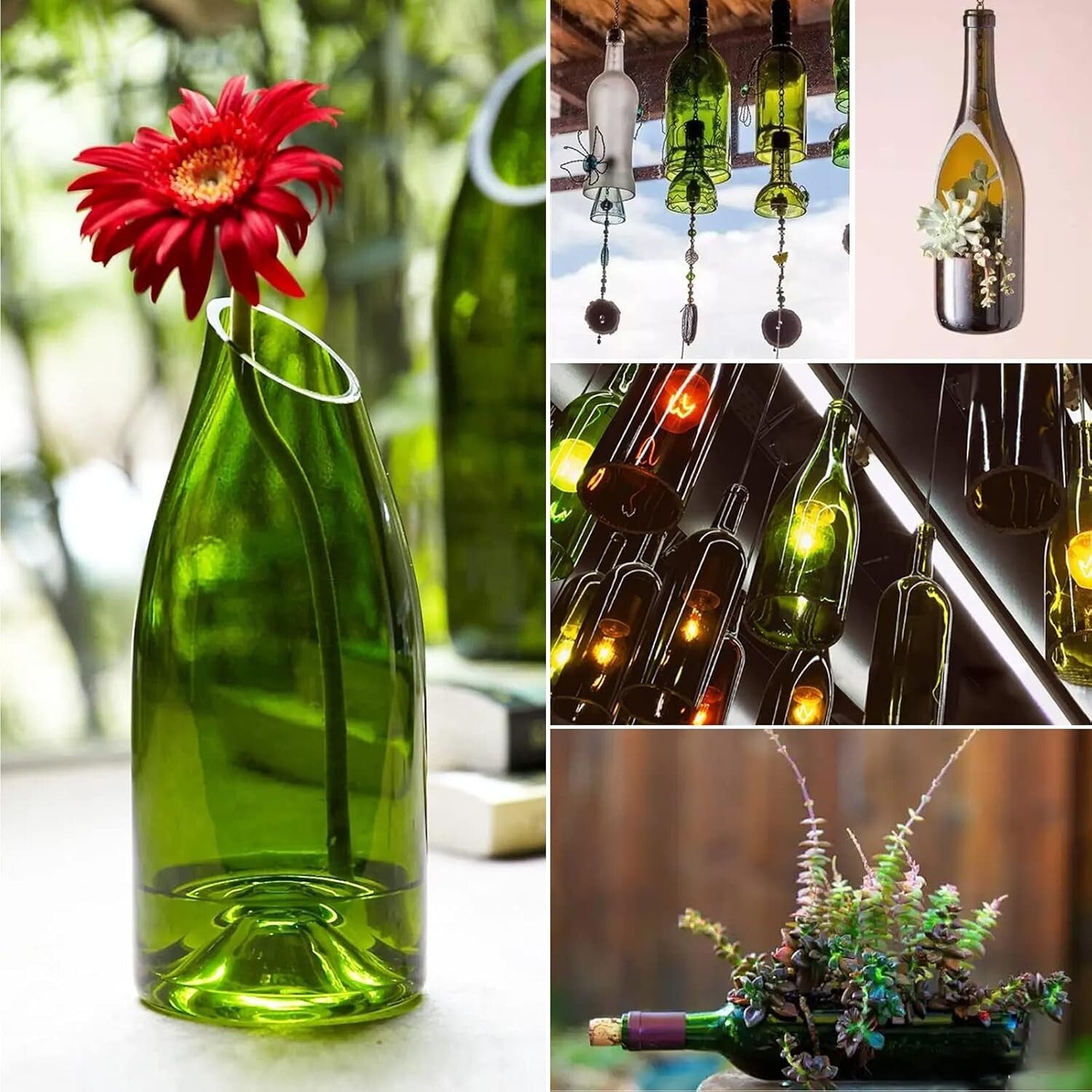 High-Efficiency Electric Bottle Cutter at 6000RPM - Perfect for Crafters