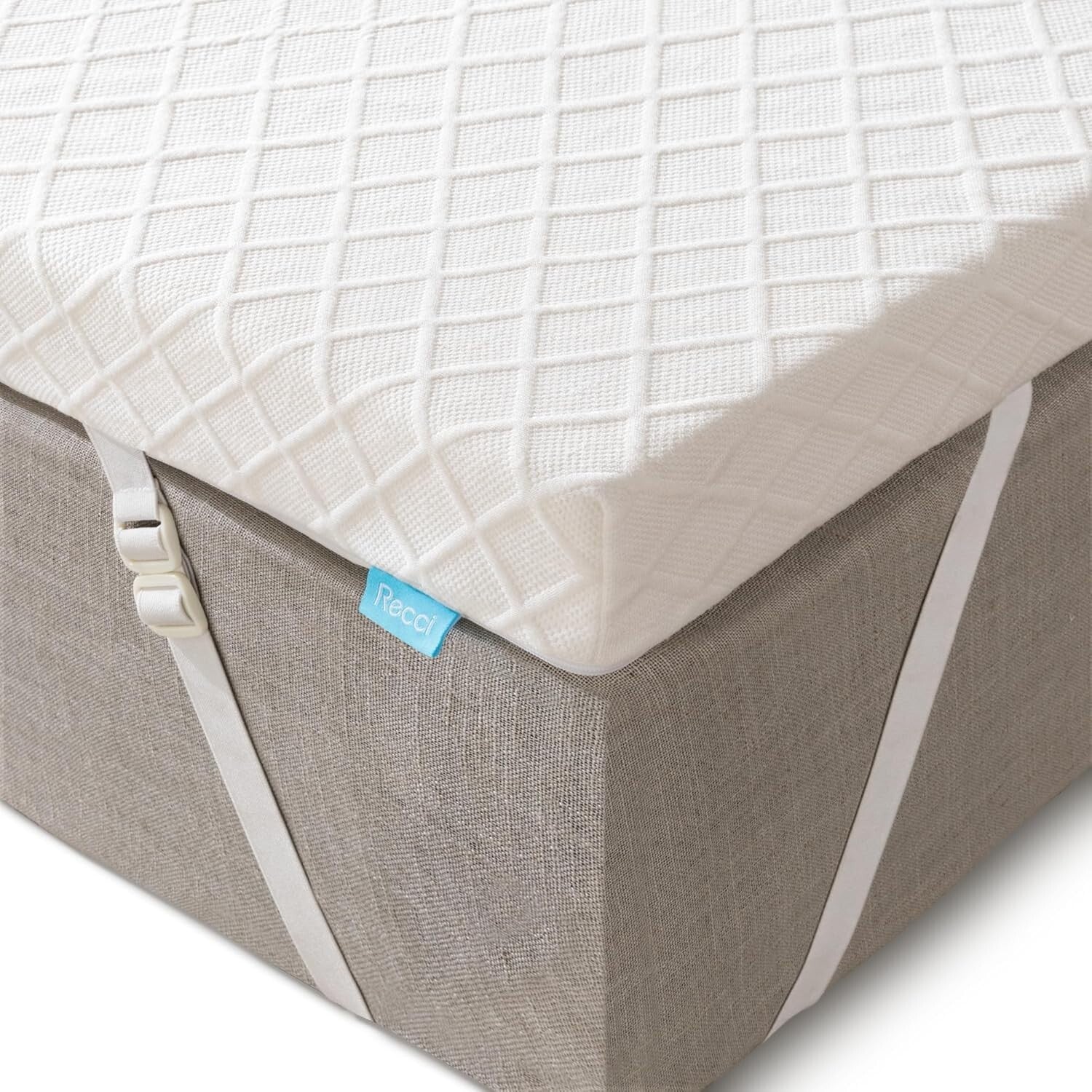 King Size 2-Inch Memory Foam Topper - Comfortable, Removable Zipper Cover