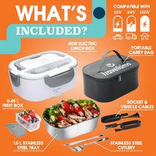 Load image into Gallery viewer, Versatile 80W Electric Lunch Box for Men &amp; Women - Ideal for On-the-Go Dining