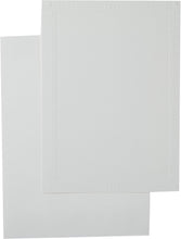 Load image into Gallery viewer, 100 Pack White Photo Mount Cards with Embossed Border - Custom Greeting Cards