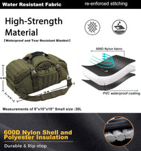 Load image into Gallery viewer, Extra Large 25L Waterproof Duffle Bag - Ideal for Gym, Travel &amp; Outdoor