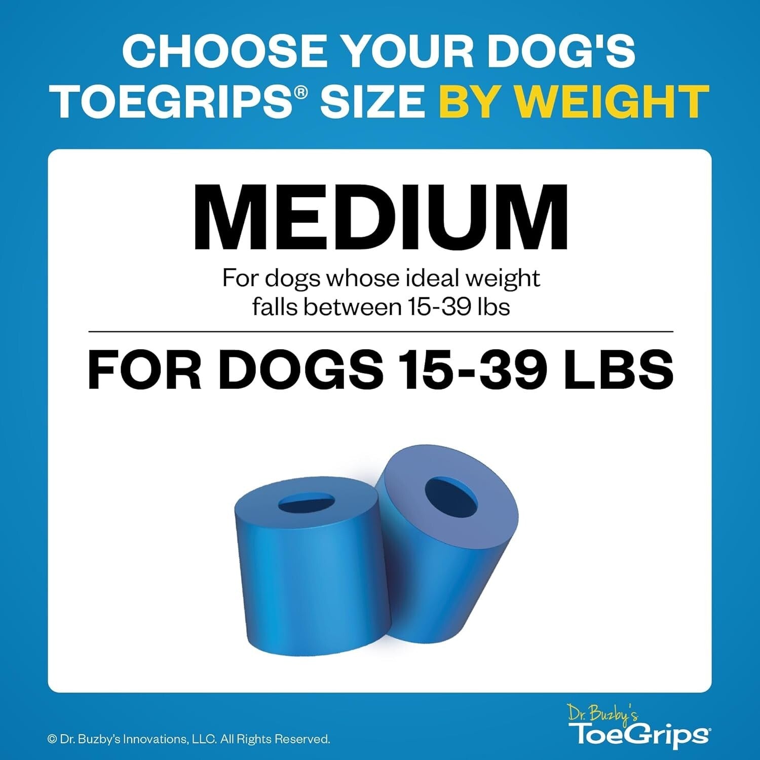 Essential GripZone Nail Grippers for Senior Dogs - Instant Traction, Medium Size