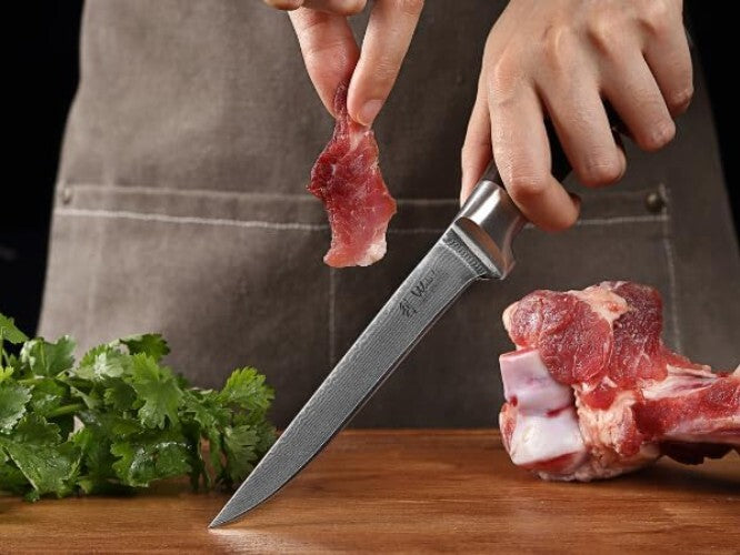 Forged 5.7-Inch Meat Cleaver Knife with Elegant Pakkawood Handle – Gift Boxed