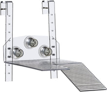 Load image into Gallery viewer, Adjustable Clear Acrylic Turtle Ramp - Ideal for Basking in Aquatic Tanks