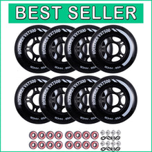 Load image into Gallery viewer, High-Performance Inline Skate Wheels Set - 8 Durable Wheels with Bearings