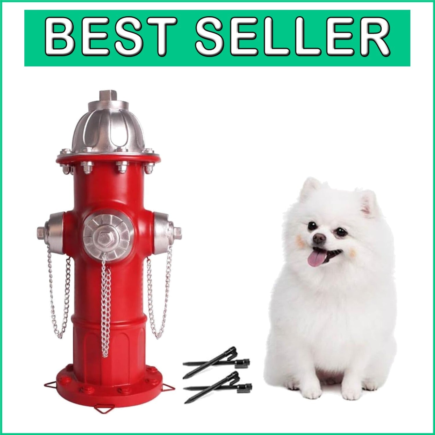 Freestanding Fire Hydrant Statue - Ideal Potty Training for Puppies and Dogs