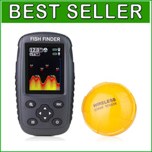 Load image into Gallery viewer, Advanced Wireless Fish Finder: Color LCD Depth Locator with Temperature Sensor