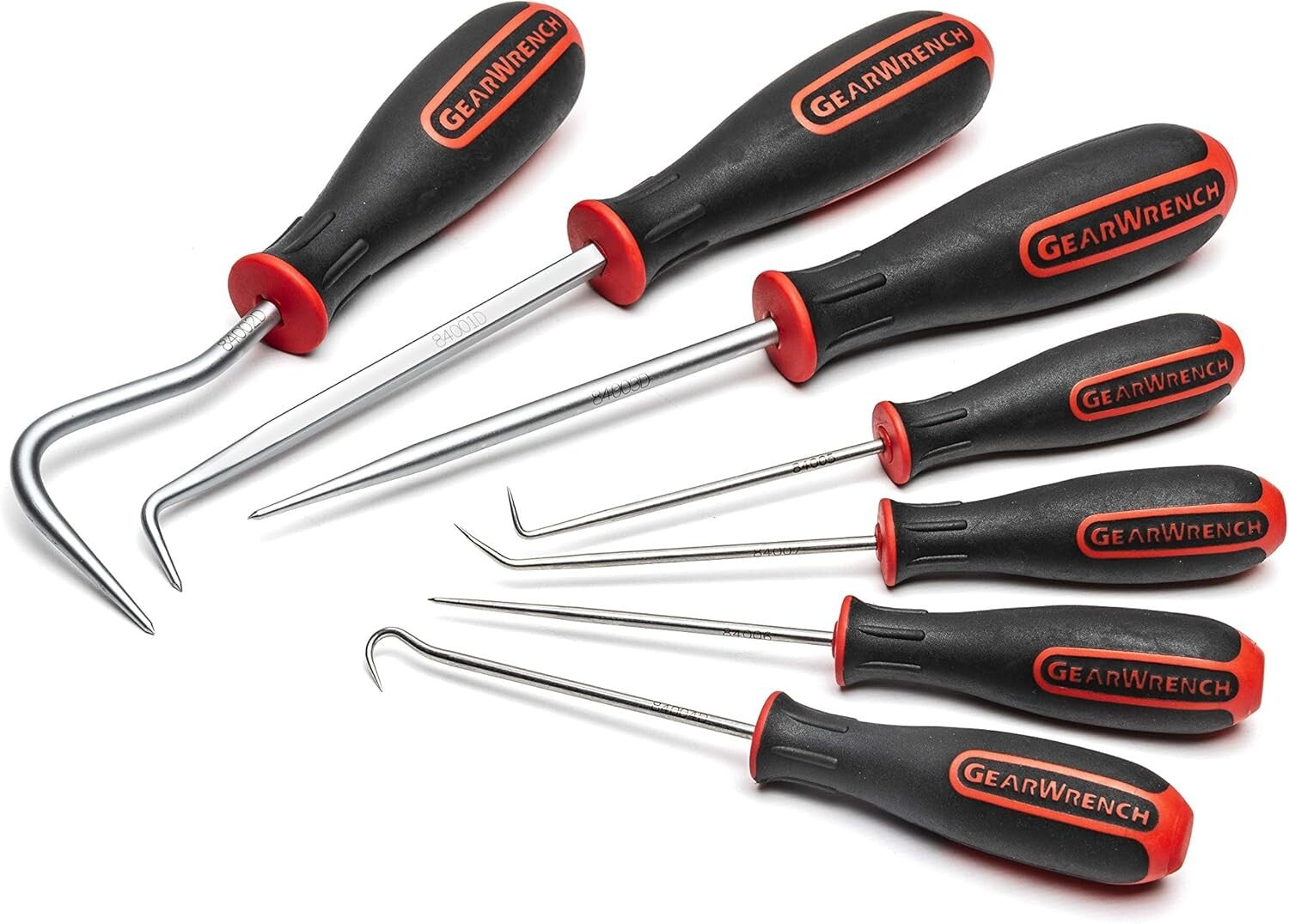 Professional 7-Pc. Hook & Pick Set - Ergonomic & Waterproof for Automotive Use