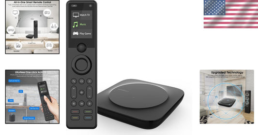 All-in-One Universal Remote: Rechargeable & Control 60 IR/Bluetooth/WiFi Devices