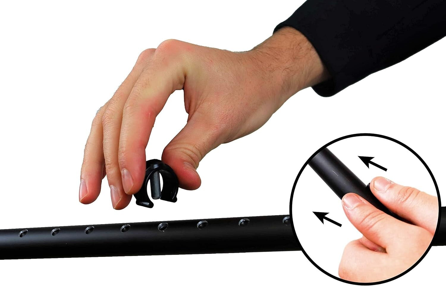 Pack of 2 Durable Aluminum Forearm Crutches - Adjustable Height & Non-Slip Tips