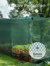 Load image into Gallery viewer, 4' x 8' Outdoor Plant Protection Cage with Zippered Access and Ground Staples