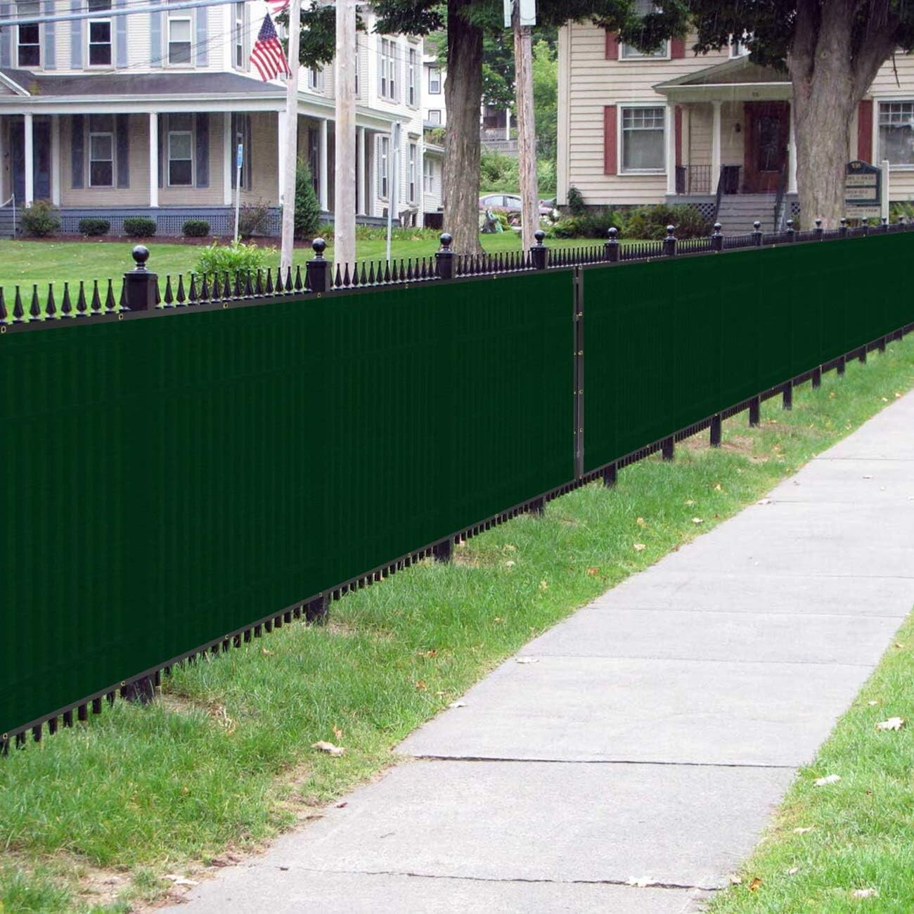 6ft x 50ft Green Fencing Shade Net with Durable Grommets for Easy Installation
