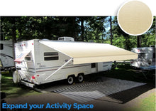 Load image into Gallery viewer, Stylish 14' Replacement RV Awning Fabric - Camel Fade with Tool Included