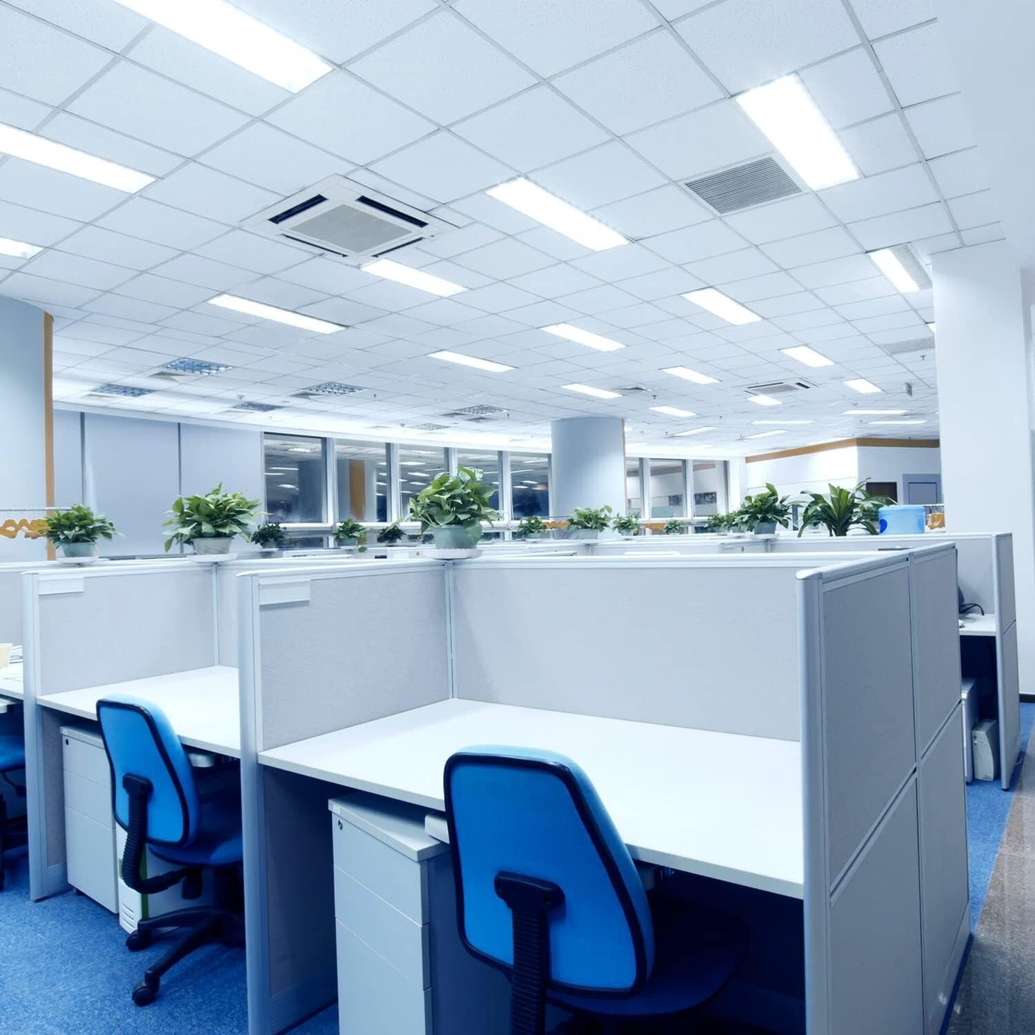 Brighten Spaces with 4-Pack 48 Inch T8 Fluorescent Tube Bulbs - 6500K Daylight