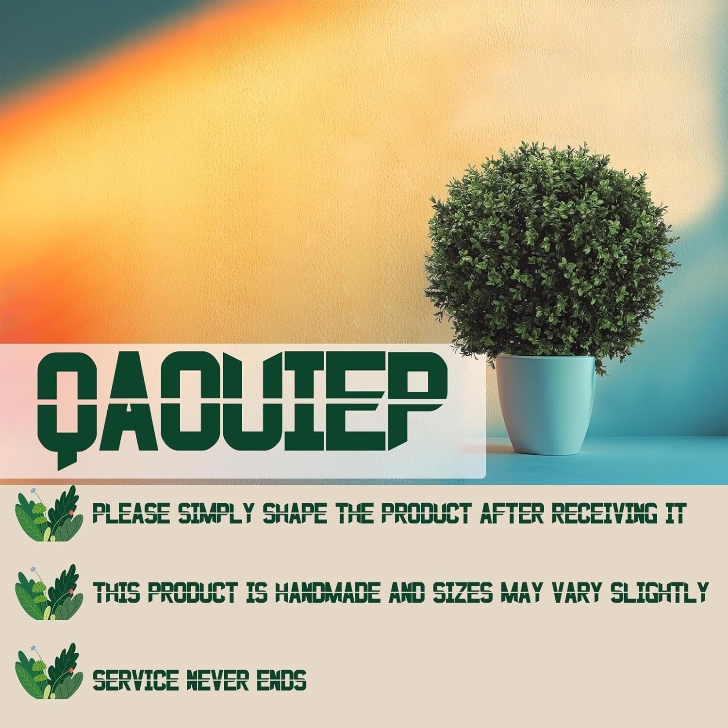 Maintenance-Free Boxwood Topiary Trees - 24" Stylish Decor for Every Space