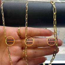 Load image into Gallery viewer, Versatile Sterling Silver Chain Necklace - Gift-Ready and Customizable Lengths