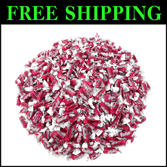 Individually Wrapped 5 Lb Frooties Strawberry Candy - Kosher & Allergy-Friendly