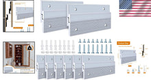 Load image into Gallery viewer, Aluminum French Cleat Hanger Set - Invisible Mounting for Artwork &amp; Mirrors