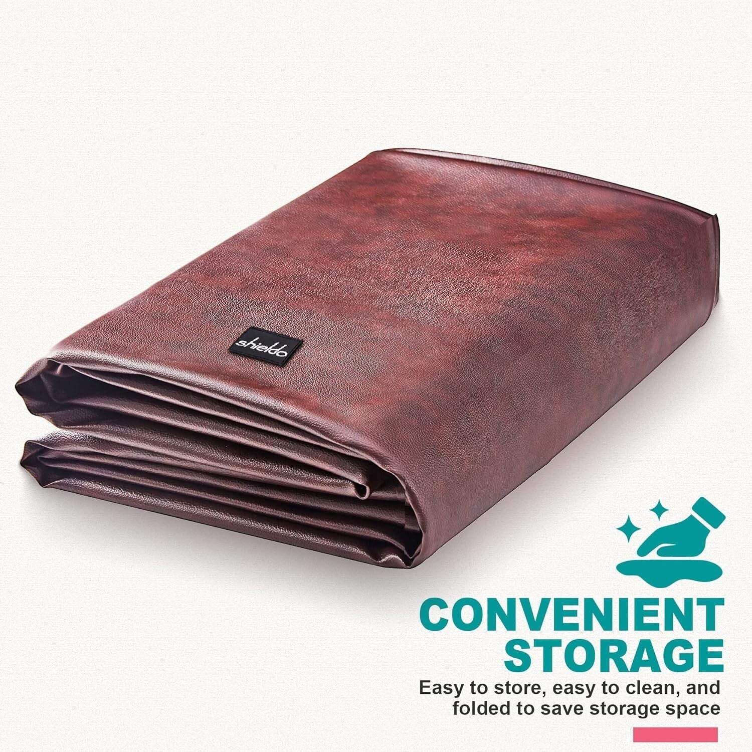 Eco-Friendly Waterproof Leatherette Pool Table Cover for Size 7 to 9 Feet