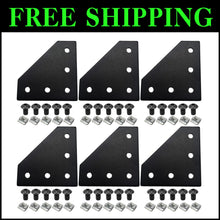 Load image into Gallery viewer, Durable 6-Piece L Bracket Set with T-Nuts &amp; Screws - Perfect for Aluminum Builds