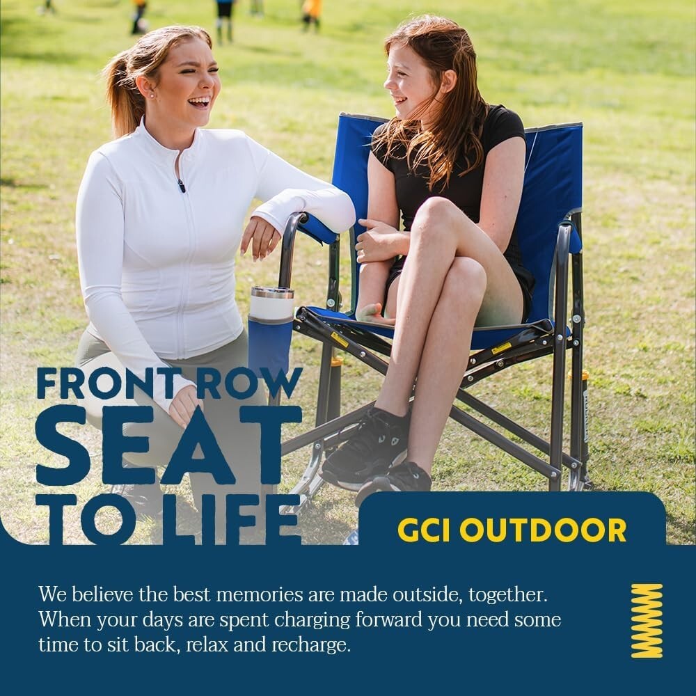 Comfortable Freestyle Rocker XL – Ideal for Sports Events and Outdoor Relaxation
