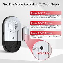 Load image into Gallery viewer, Peace of Mind: 8-Pack Door/Window Alarms with Adjustable Volume Safety Features