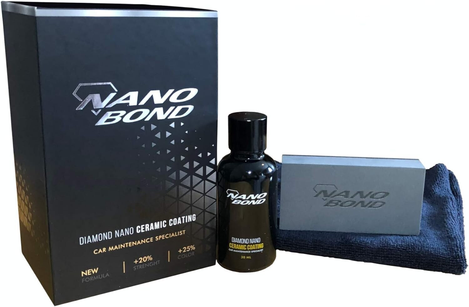 Hydrophobic 9H PRO Ceramic Coating Kit - Long-lasting High Gloss Automotive Care