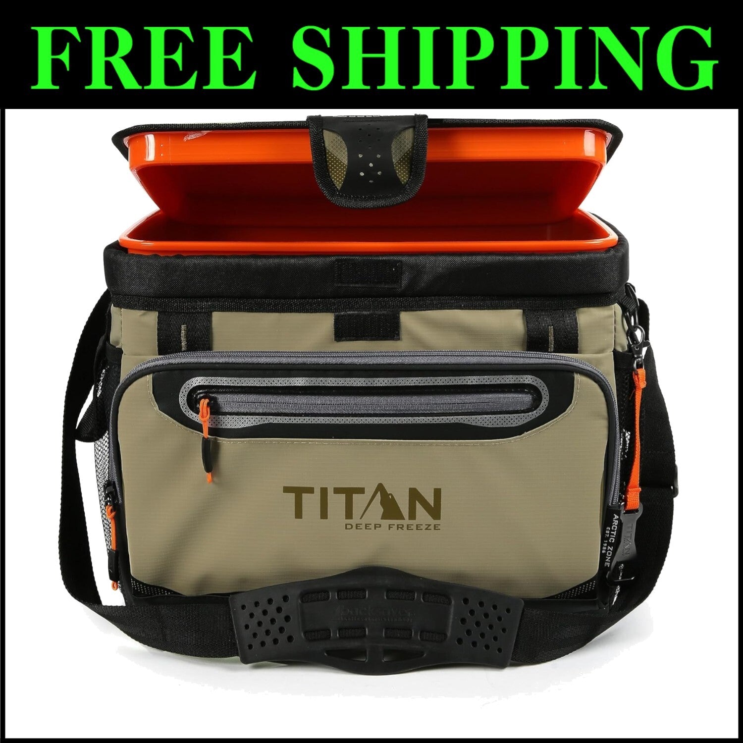 Lightweight Zipperless HardBody Cooler with Deep Freeze Insulation Technology