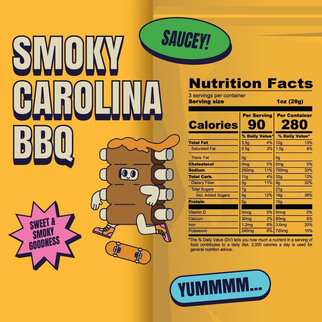 5-Pack Vegan Jerky Variety - Smoky BBQ, Hot Wing, Maple Bacon & More