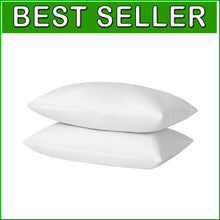 Load image into Gallery viewer, Set of 2 Luxurious 16x26 Feather &amp; Down Throw Pillow Inserts - Cotton White