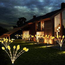 Load image into Gallery viewer, Whimsical Growing Stem Solar Easter Lights - 4 Pack with Stainless Steel Stakes