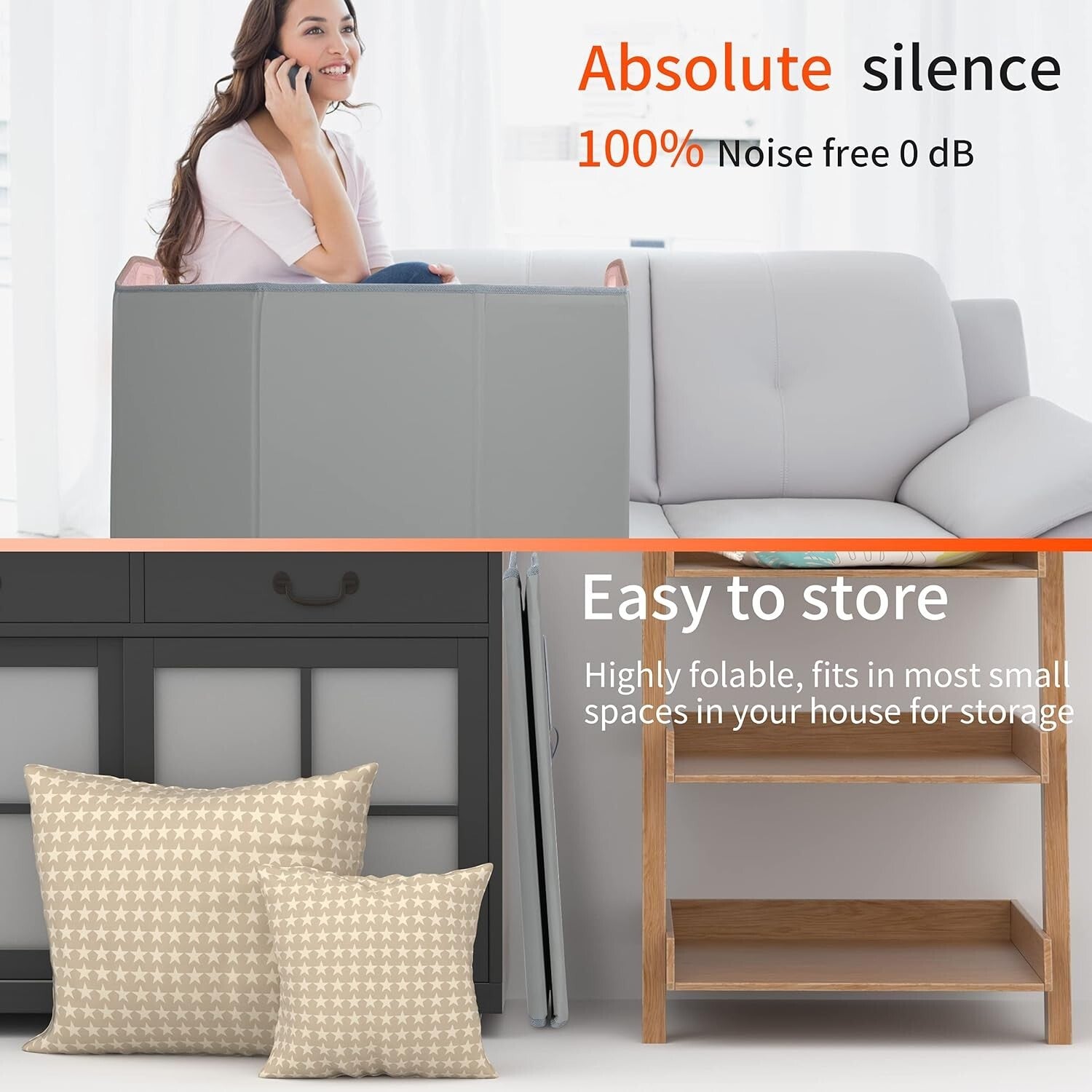 Electric Radiant Space Heater with Timer - Foldable Under Desk Heating Mat