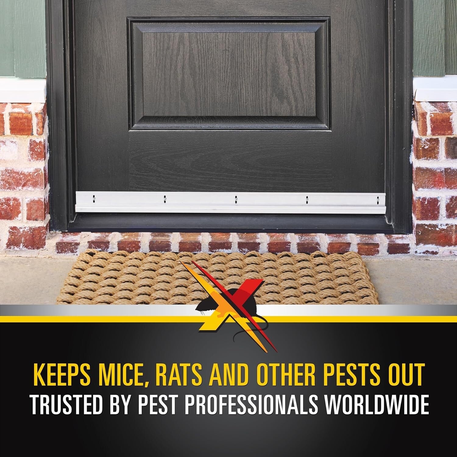 36-Inch Rodent Proof Door Sweep - Effective Pest Prevention & Weather Seal