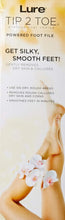 Load image into Gallery viewer, Rechargeable Tip2Toe Callus Remover for Effortless Smooth Feet - White/Silver