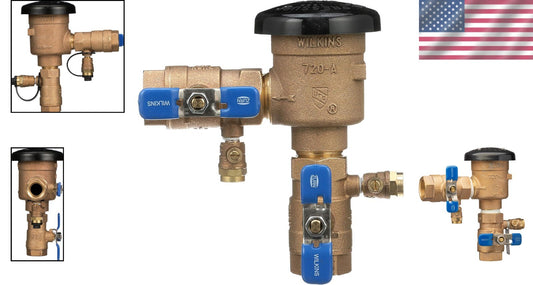 Dependable 1" Vacuum Breaker Assembly - Bronze for High Pressure Applications