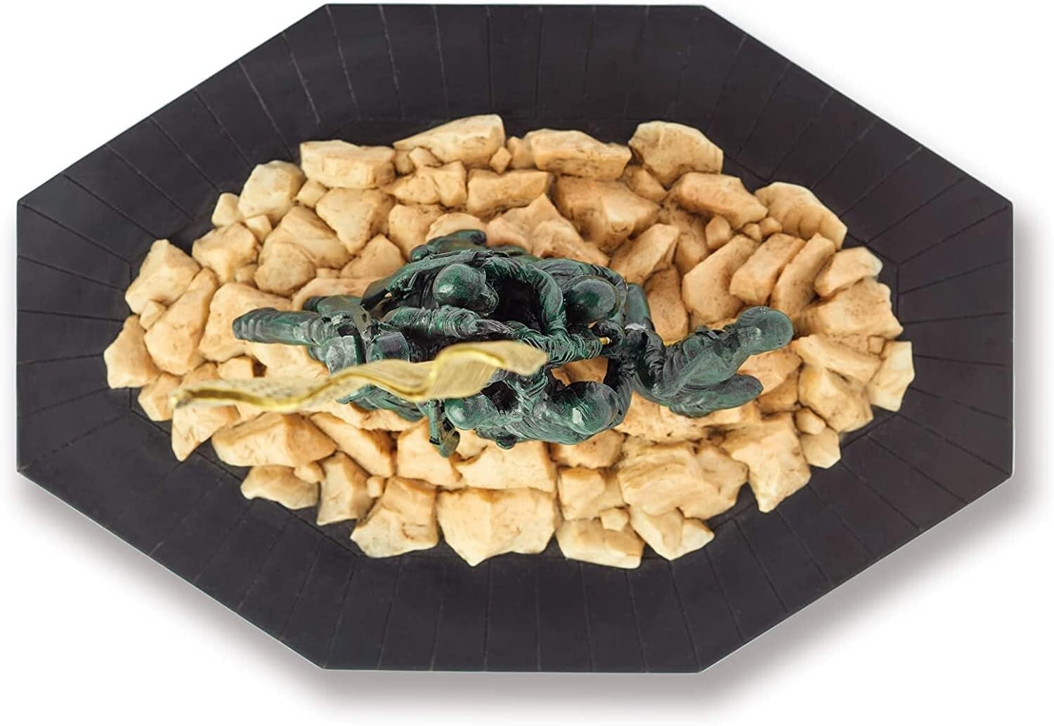 Detailed USMC Iwo Jima Memorial - Unique Antique Resin Sculpture for Home Decor