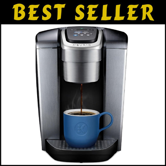 Versatile Single Serve Coffee Maker with Iced Setting & 75oz Water Reservoir