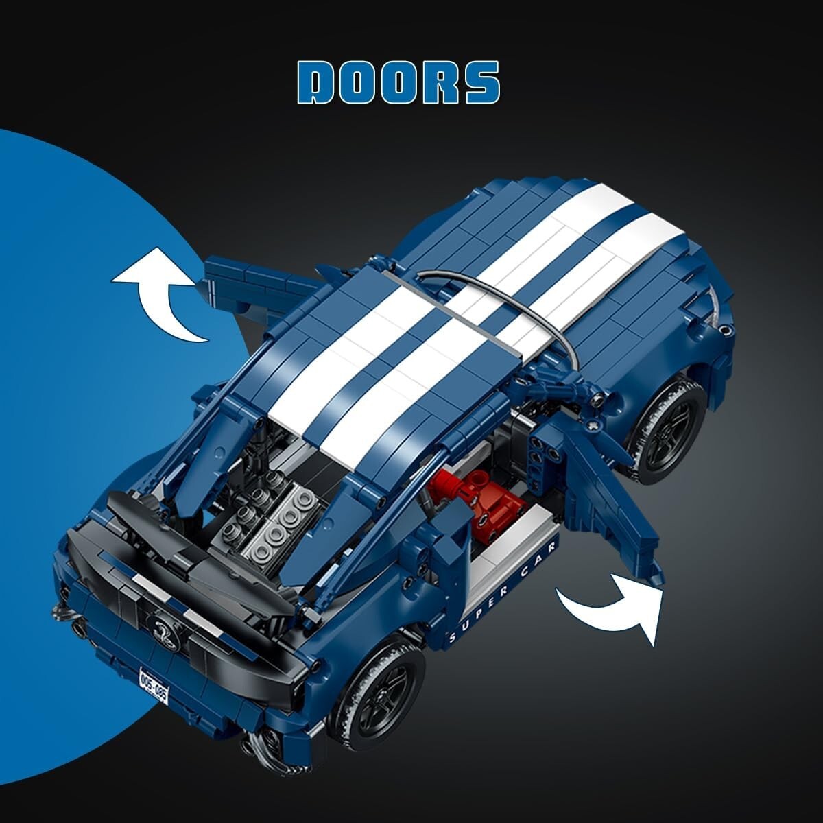 Build Your Own Remote Control Car Kit - 952 Piece STEM Project for Kids 8-12