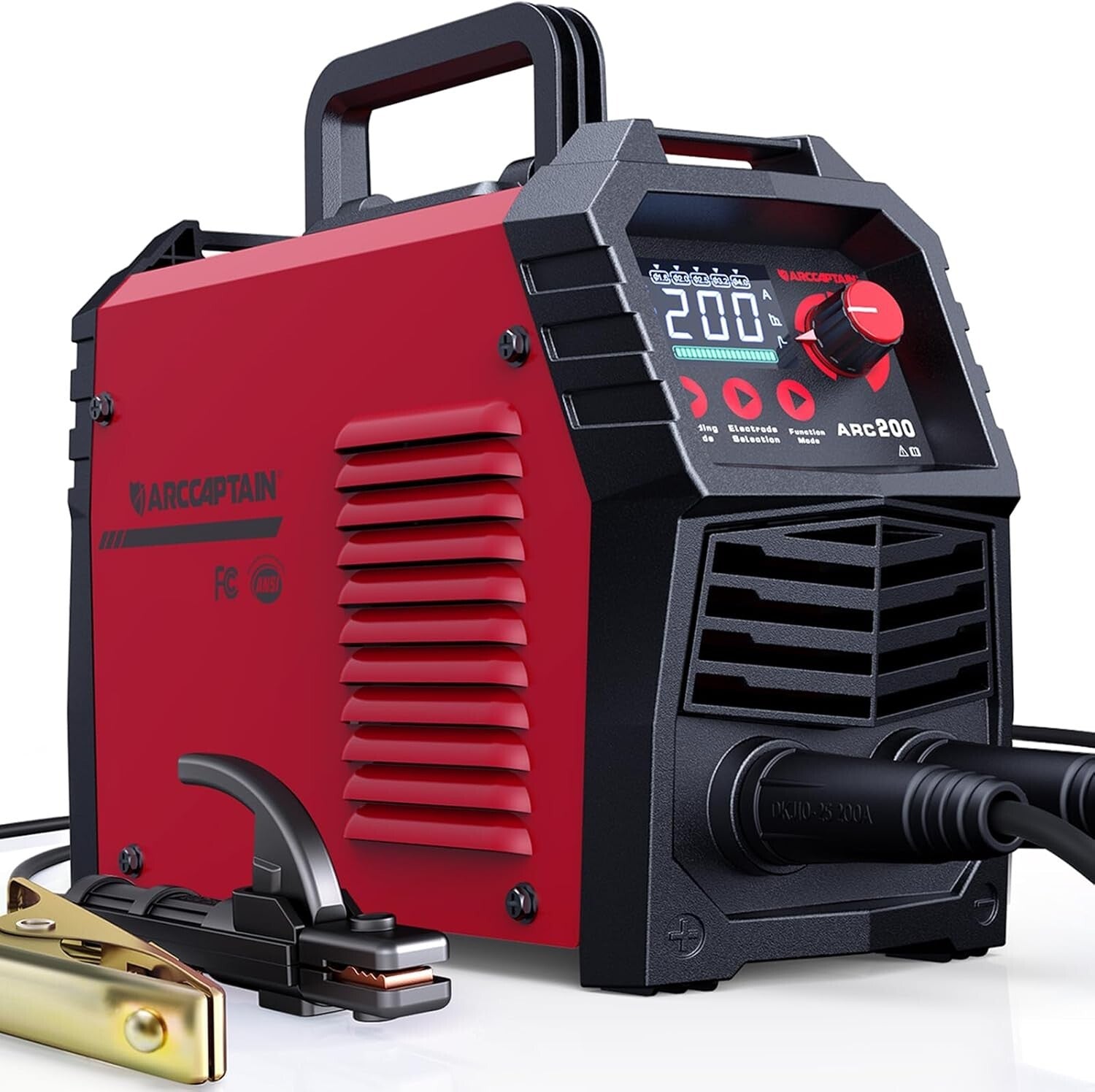 200A Portable Stick Welder with Large LED Display – Versatile TIG/MMA Machine
