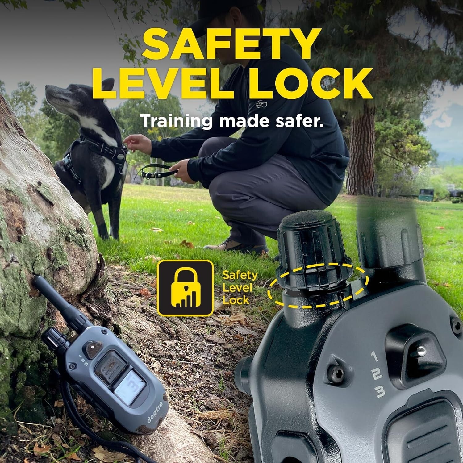 2-Dog E-Collar Remote Training System | Waterproof, Adjustable, 1/2 Mile Range