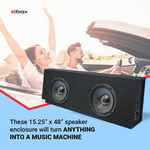Load image into Gallery viewer, Bbox 12-Inch Dual Sealed Subwoofer Box - Ultimate Audio and Bass Experience
