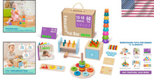 Load image into Gallery viewer, Develop Motor Skills with 8-in-1 Montessori Toy Set for Infants 12-18 Months